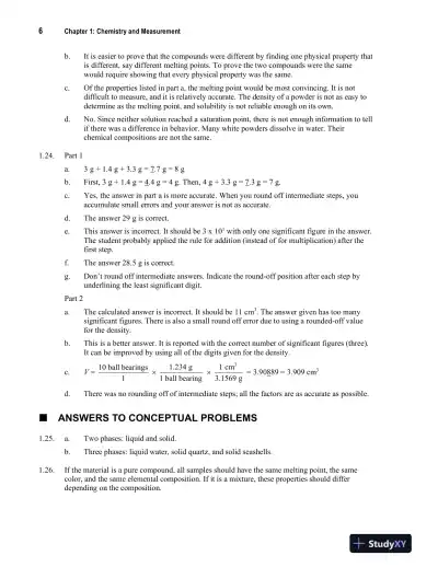 General Chemistry, 10th Edition Solution Manual - Page 7 preview image