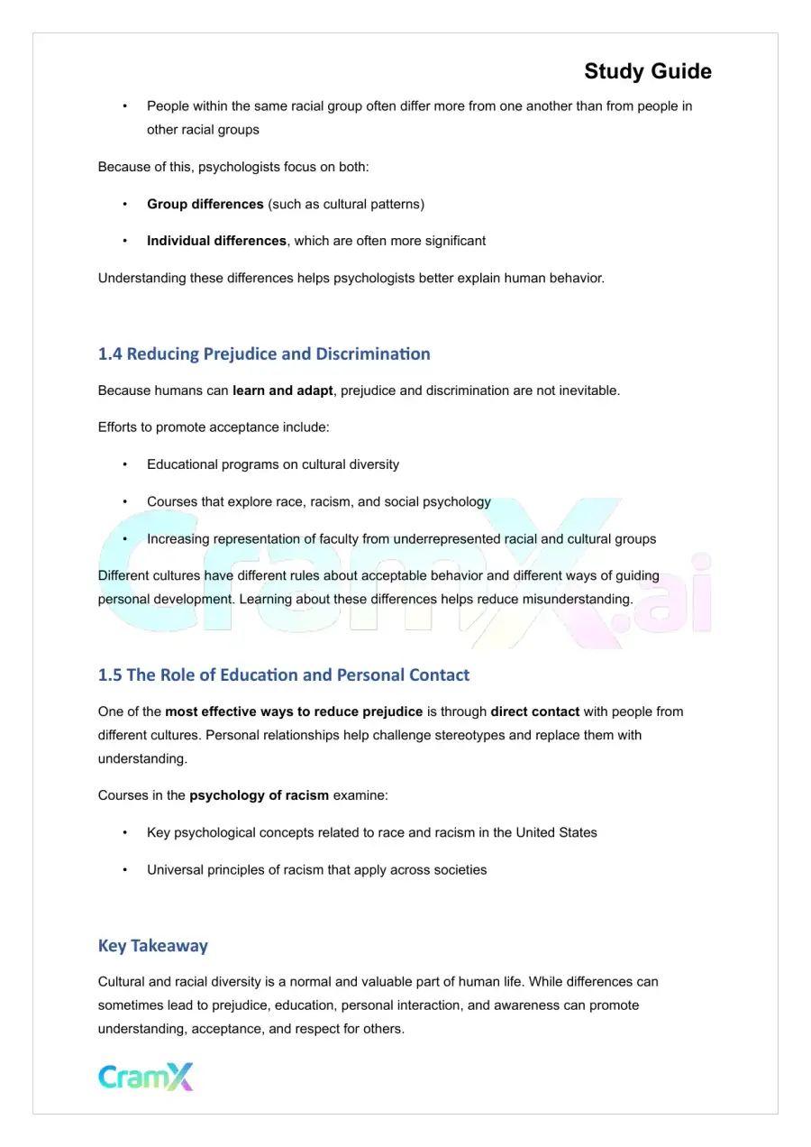 Psychology - Psychology Diversity Issues, page 2