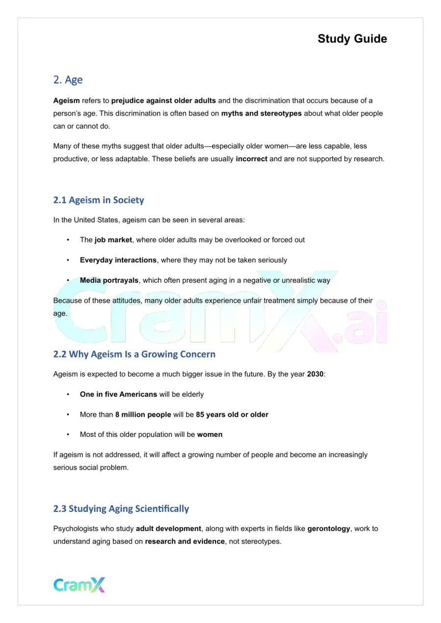 Psychology - Psychology Diversity Issues, page 3