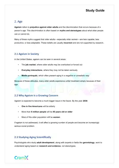 Psychology - Psychology Diversity Issues - Page 3 preview image