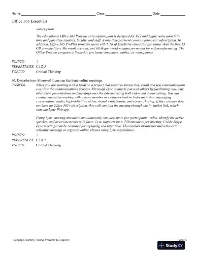Introduction to Management Science, 11th Edition Test Bank - Page 14 preview image