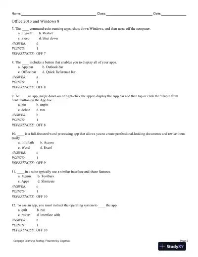 Introduction to Management Science, 11th Edition Test Bank - Page 16 preview image