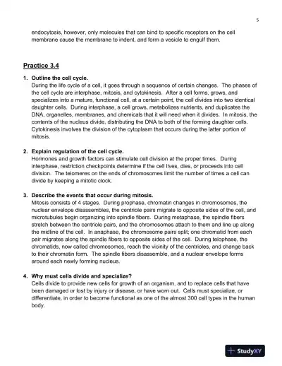 Solution Manual For Hole's Essentials of Human Anatomy and Physiology, 14th Edition - Page 14 preview image