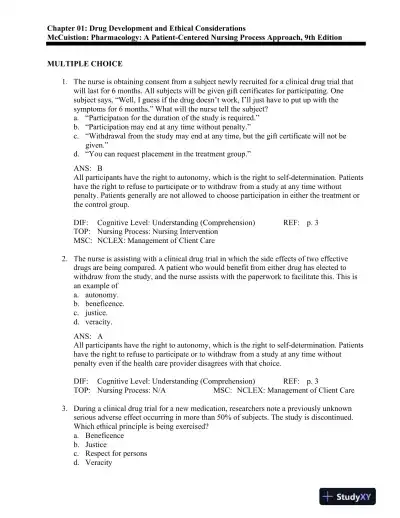 Pharmacology: A Patient-Centered Nursing Process Approach 9th Edition Test Bank - Page 1 preview image