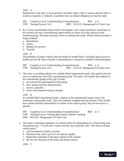 Pharmacology: A Patient-Centered Nursing Process Approach 9th Edition Test Bank - Page 3 preview image
