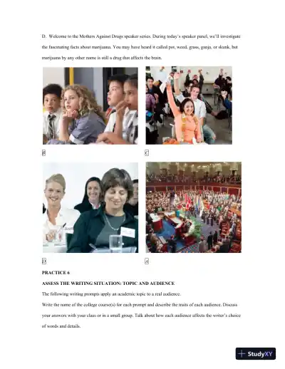 Writing for Life: Paragraphs and Essays, MLA Update, 4th Edition Solution Manual - Page 10 preview image