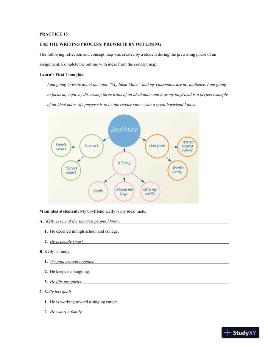 Writing for Life: Paragraphs and Essays, MLA Update, 4th Edition Solution Manual, page 16
