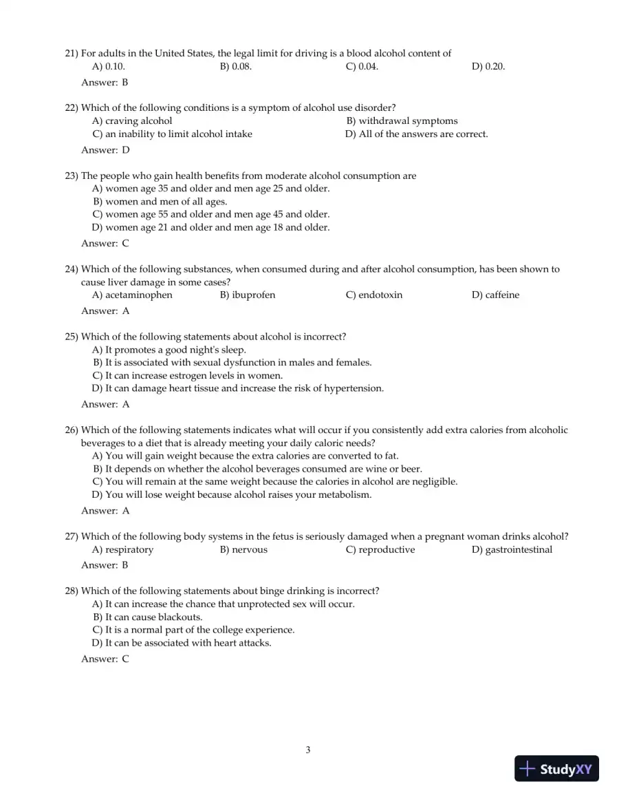 Nutrition And You, 4th Edition Test Bank, page 31