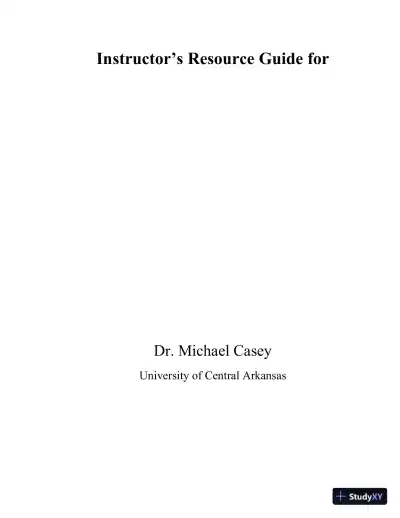 Class Notes for Corporate Finance, 2nd Edition - Page 1 preview image