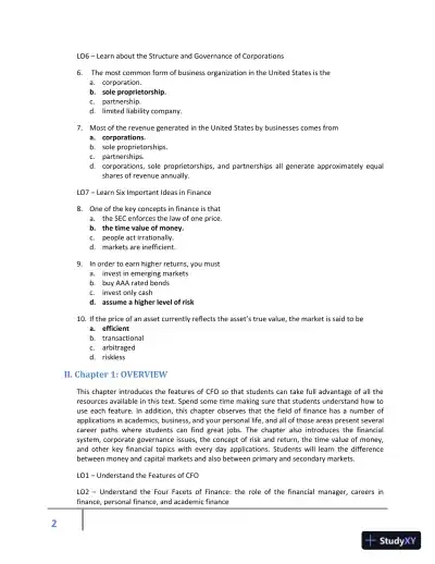 Class Notes for Corporate Finance, 2nd Edition - Page 13 preview image