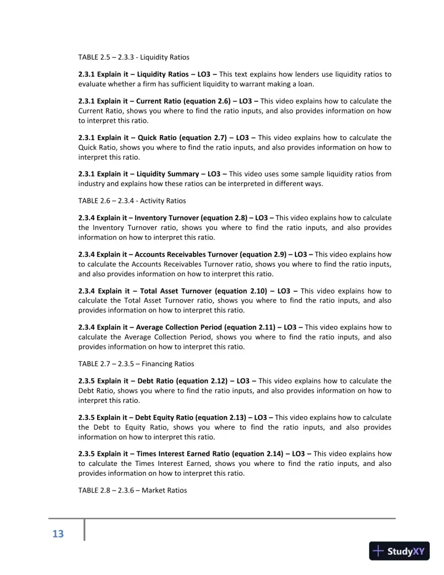 Class Notes for Corporate Finance, 2nd Edition, page 24