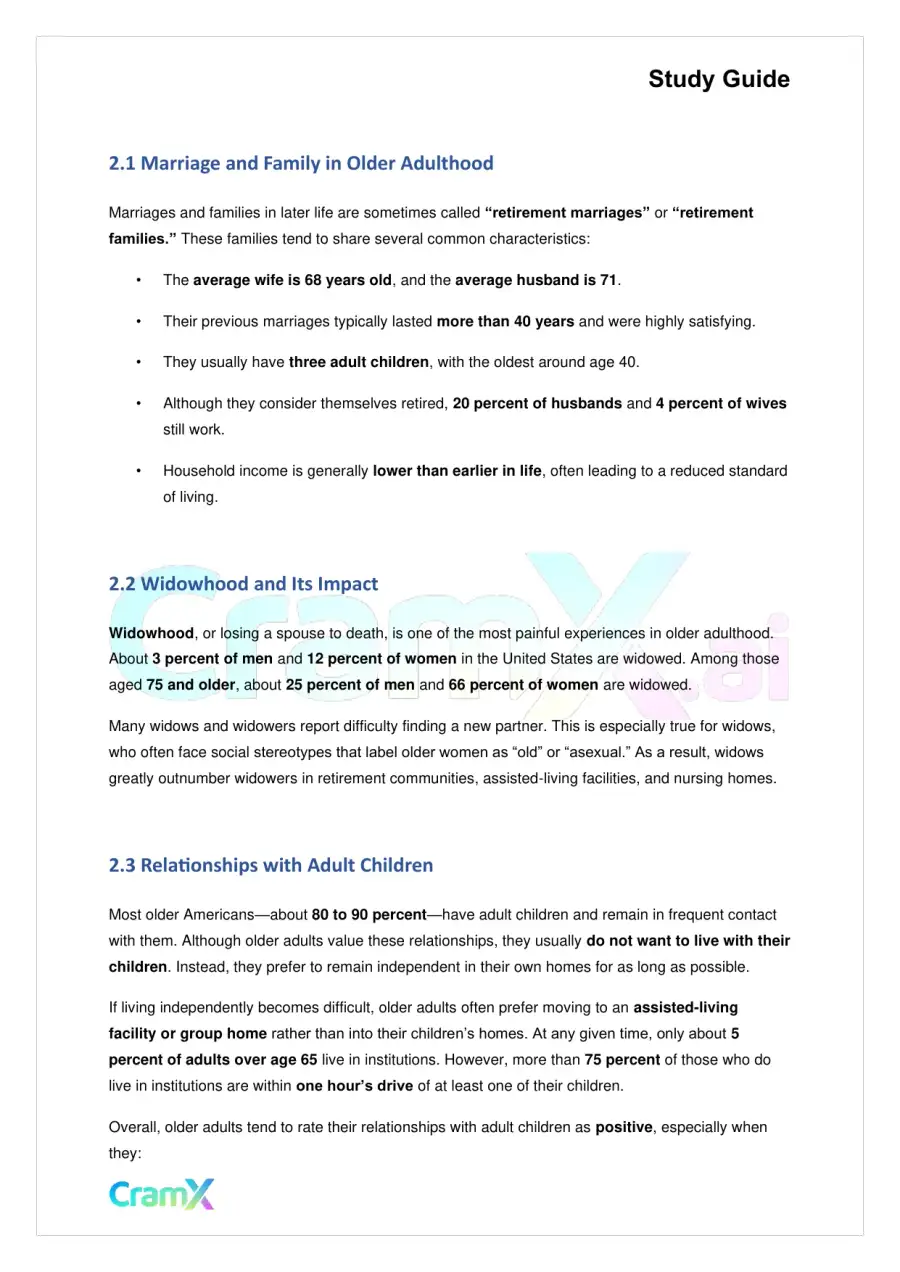 Sociology - Marriage, Family, Alternative Lifestyl, page 5