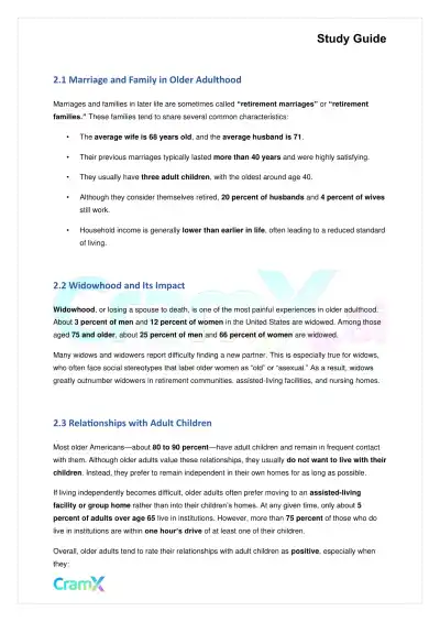 Sociology - Marriage, Family, Alternative Lifestyl - Page 5 preview image