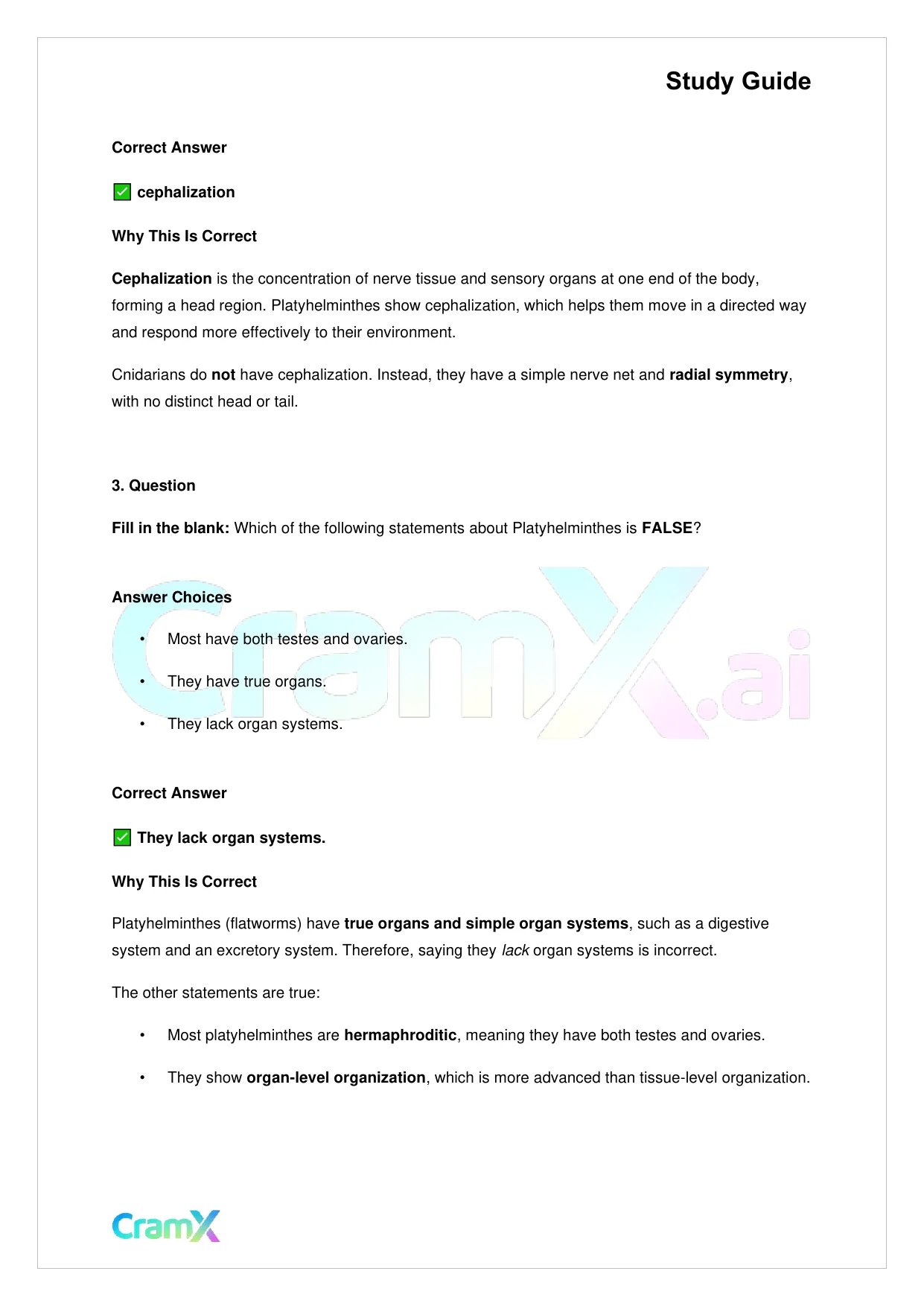 Biology - Animals Invertebrates - Page 7 preview image