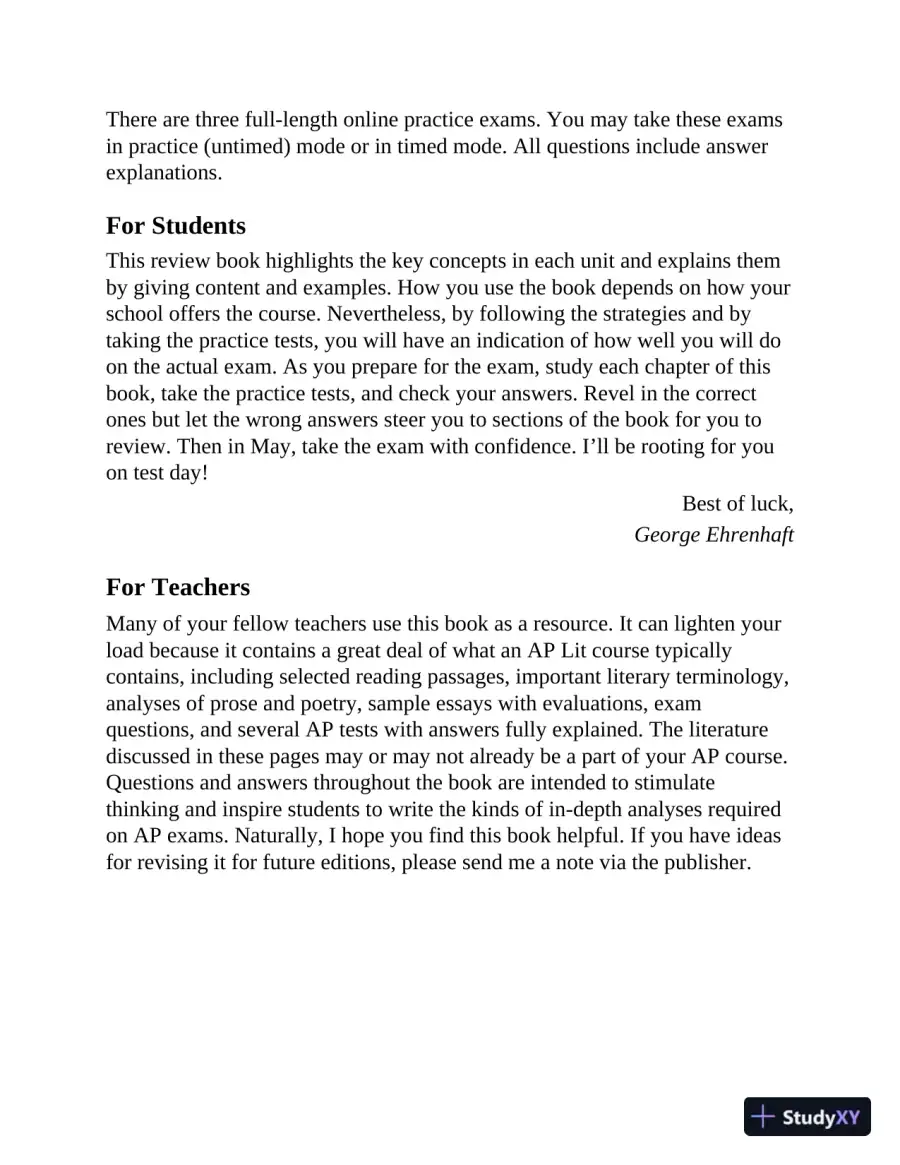 AP English Literature and Composition Premium, 2022-2023: 8 Practice Tests + Comprehensive Review (2022-2023), page 11