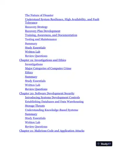 ISC2� CISSP� Certified Information Systems Security Professional Official Study Guide, 10th Edition (2024) - Page 11 preview image