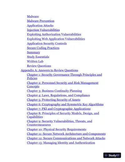 ISC2� CISSP� Certified Information Systems Security Professional Official Study Guide, 10th Edition (2024) - Page 12 preview image