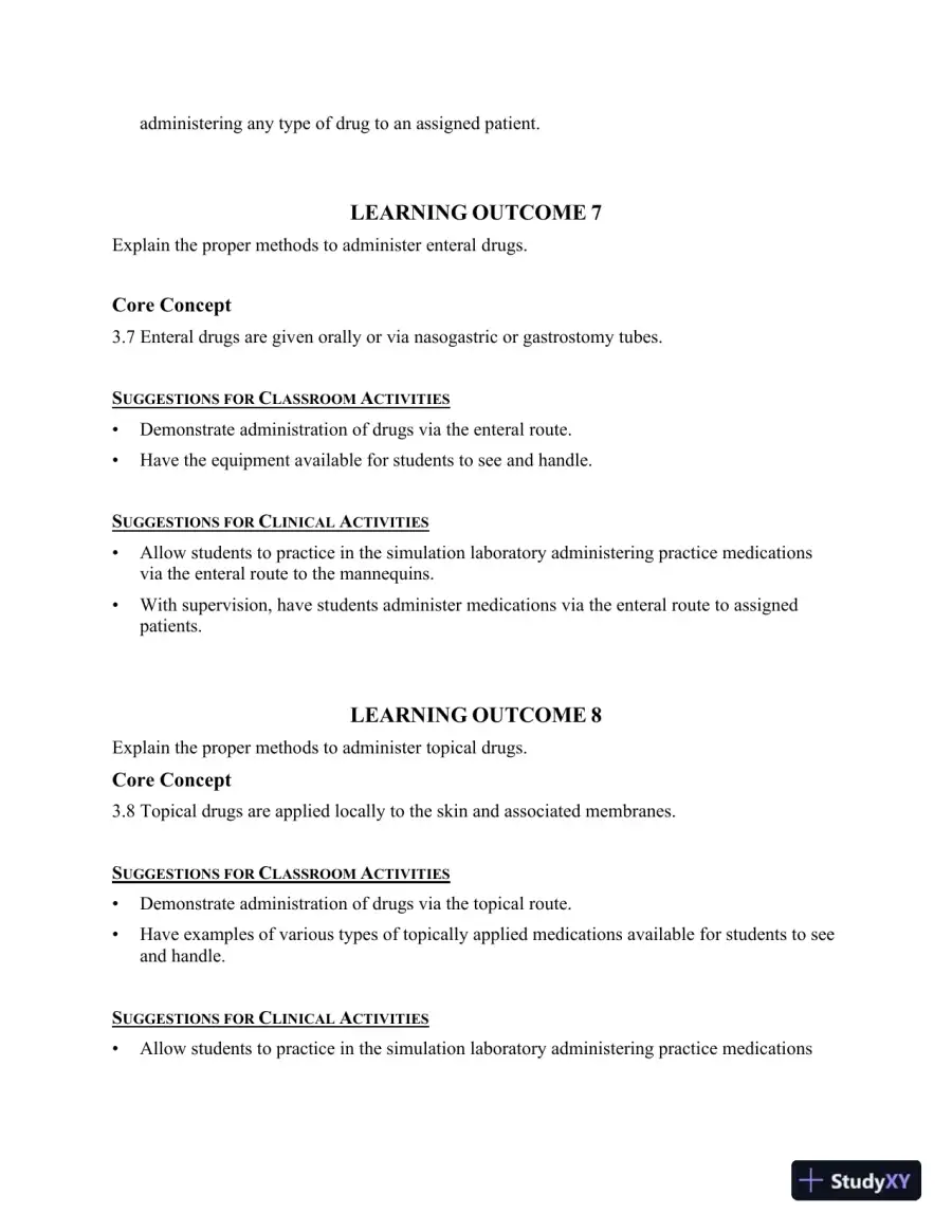 Class Notes for Core Concepts in Pharmacology, 5th Edition, page 14