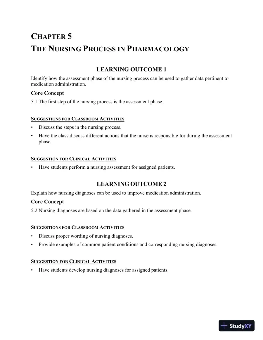Class Notes for Core Concepts in Pharmacology, 5th Edition, page 22