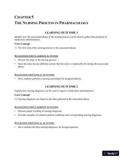 Class Notes for Core Concepts in Pharmacology, 5th Edition - Page 22 preview image