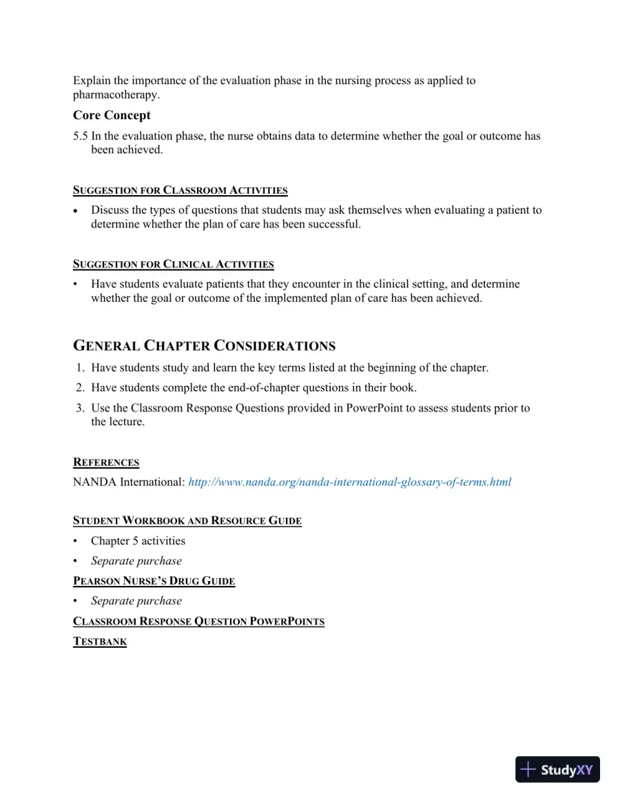 Class Notes for Core Concepts in Pharmacology, 5th Edition, page 24