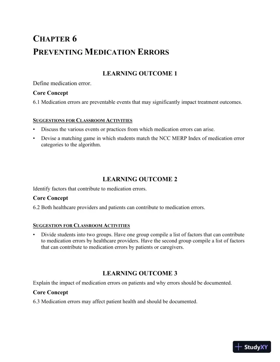 Class Notes for Core Concepts in Pharmacology, 5th Edition, page 25