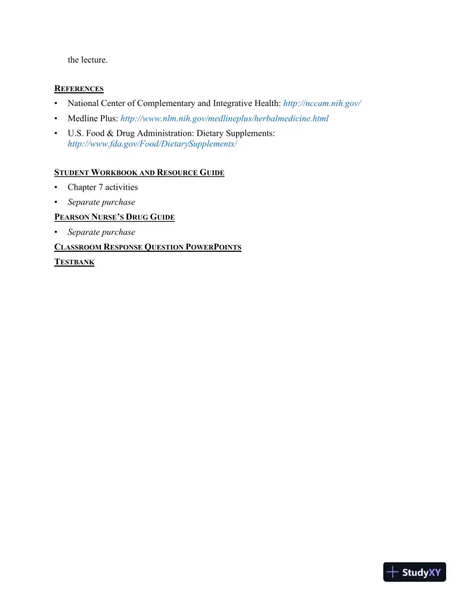 Class Notes for Core Concepts in Pharmacology, 5th Edition, page 31