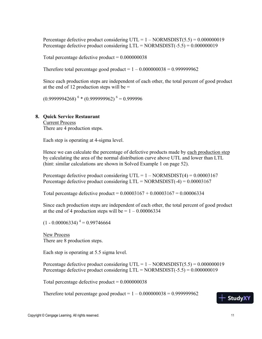 Operations And Supply Chain Management For The 21st Century, 1st Edition Solution Manual, page 11