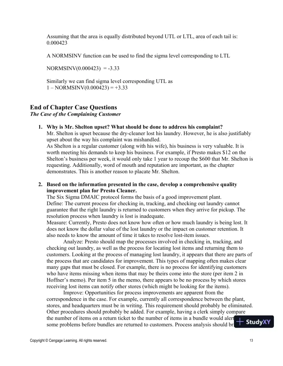 Operations And Supply Chain Management For The 21st Century, 1st Edition Solution Manual, page 13