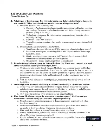 Operations And Supply Chain Management For The 21st Century, 1st Edition Solution Manual - Page 6 preview image