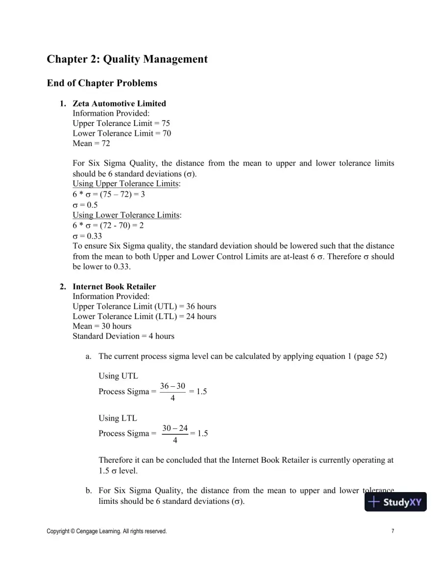 Operations And Supply Chain Management For The 21st Century, 1st Edition Solution Manual, page 7