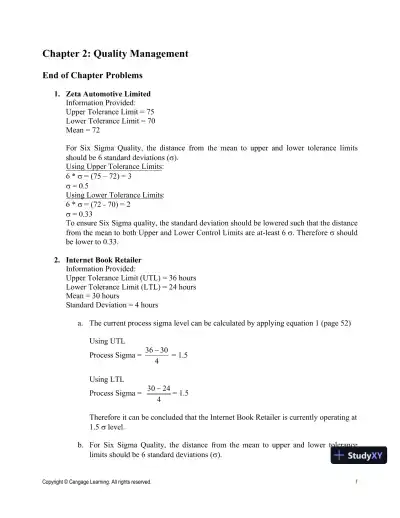 Operations And Supply Chain Management For The 21st Century, 1st Edition Solution Manual - Page 7 preview image