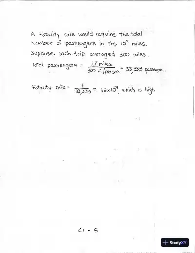 Solution Manual For Chemical Process Safety: Fundamentals With Applications, 3rd Edition - Page 6 preview image
