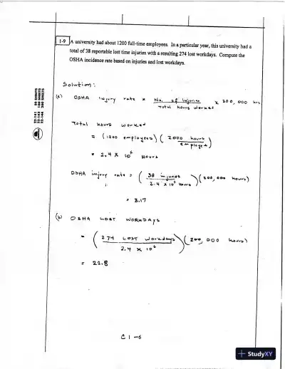 Solution Manual For Chemical Process Safety: Fundamentals With Applications, 3rd Edition - Page 7 preview image