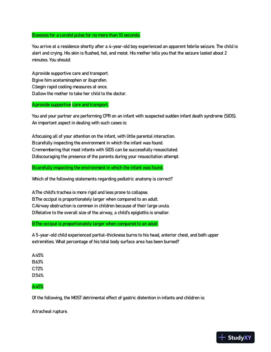 2021 ATI PN Proctored Exam with Answers (11 Solved Questions), page 3