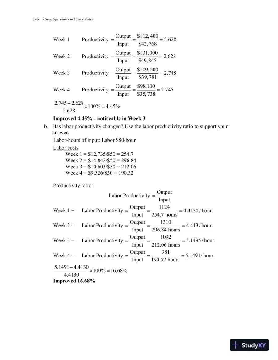 Operations Management: Processes And Supply Chains, 12th Edition Solution Manual, page 8