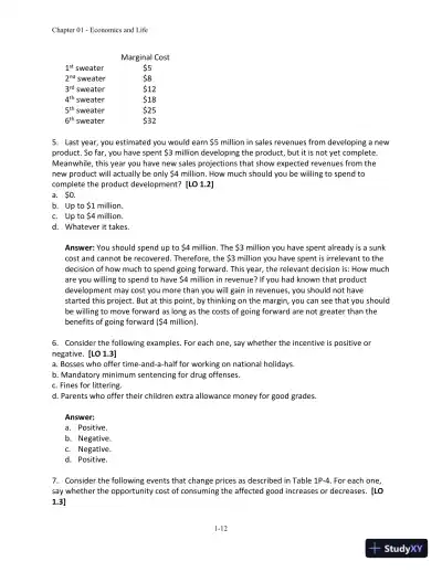 Macroeconomics, 2nd Edition Solution Manual - Page 13 preview image