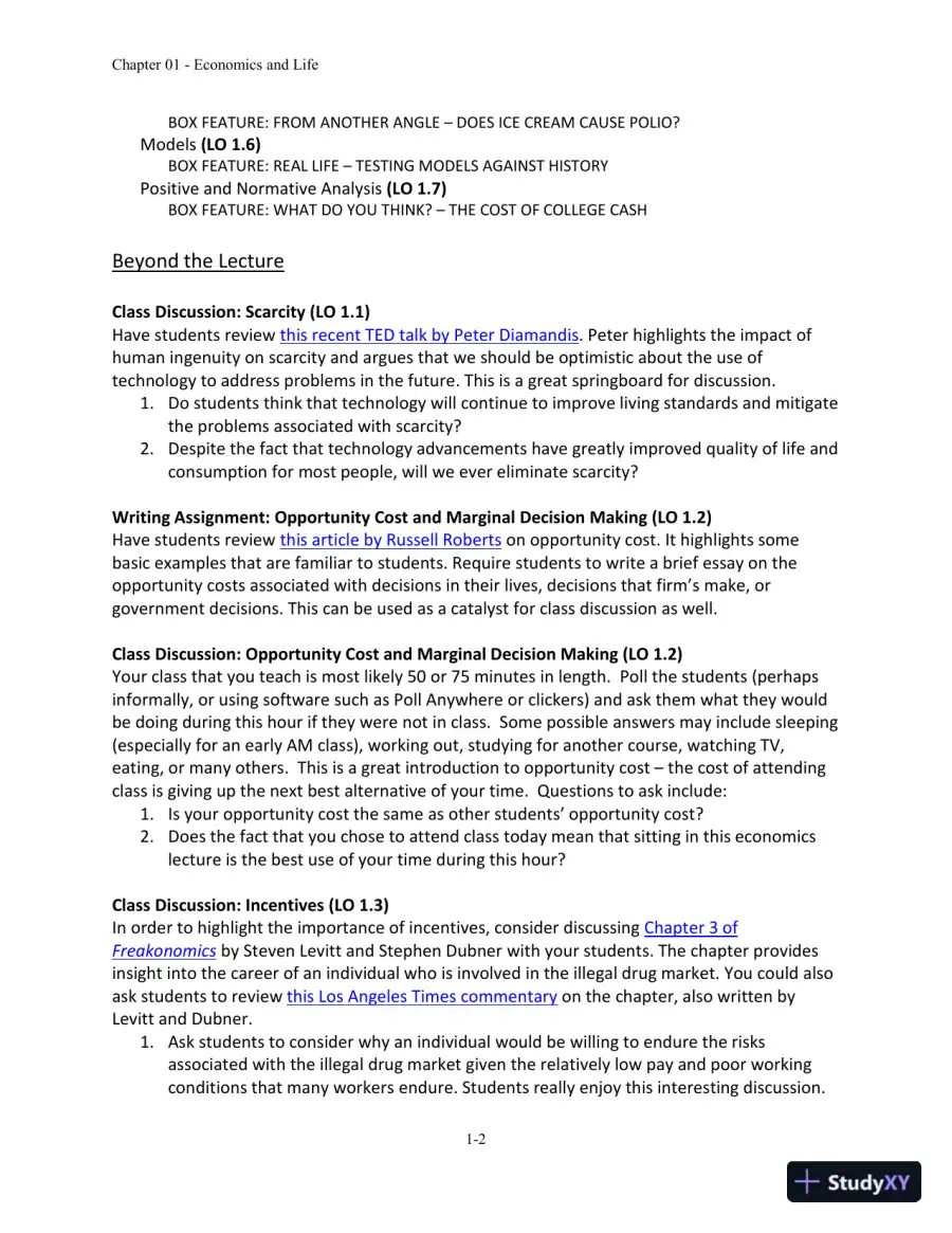 Macroeconomics, 2nd Edition Solution Manual, page 3