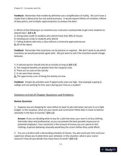 Macroeconomics, 2nd Edition Solution Manual - Page 5 preview image