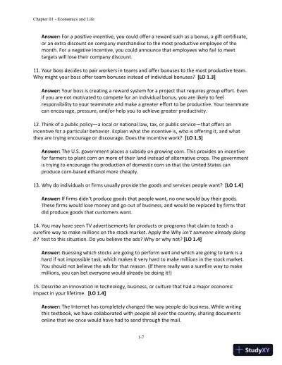 Macroeconomics, 2nd Edition Solution Manual - Page 8 preview image