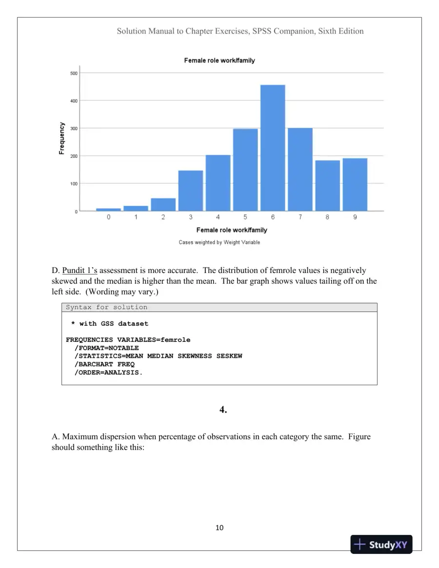 Solution Manual For An IBM SPSS Companion to Political Analysis, 6th Edition, page 10