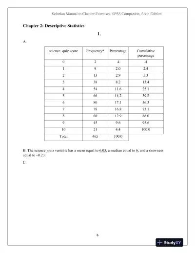 Solution Manual For An IBM SPSS Companion to Political Analysis, 6th Edition - Page 6 preview image