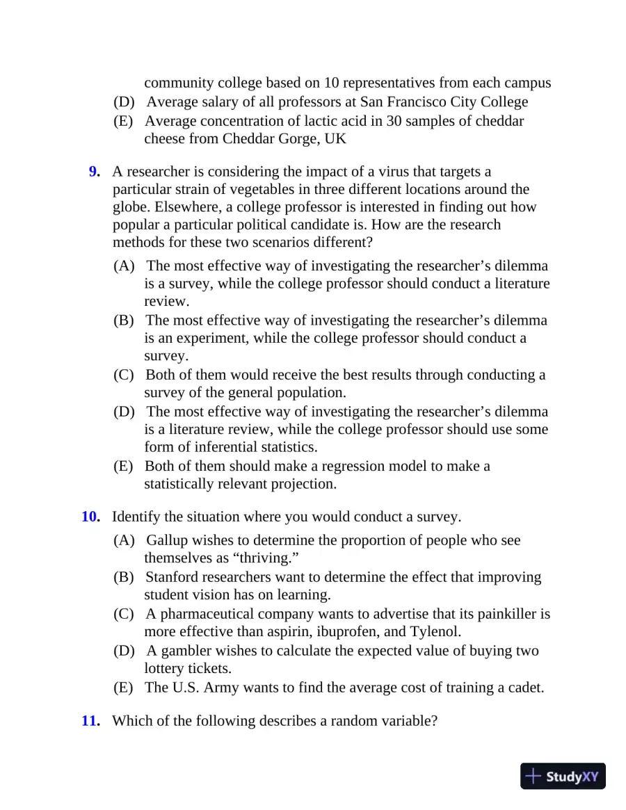 5 Steps to a 5: 500 AP Statistics Questions to Know by Test Day (2020), page 13