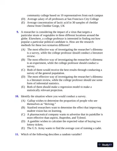 5 Steps to a 5: 500 AP Statistics Questions to Know by Test Day (2020) - Page 13 preview image