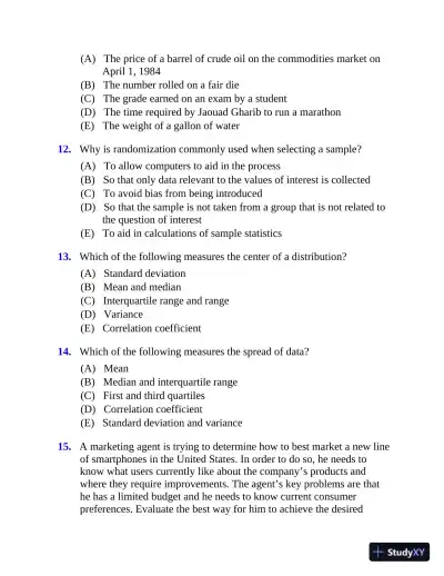 5 Steps to a 5: 500 AP Statistics Questions to Know by Test Day (2020) - Page 14 preview image