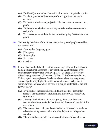 5 Steps to a 5: 500 AP Statistics Questions to Know by Test Day (2020) - Page 16 preview image