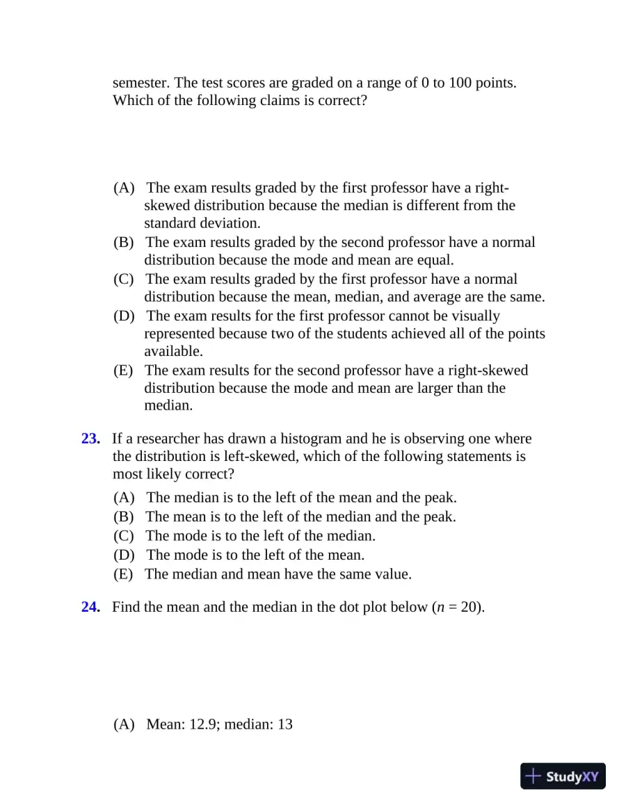 5 Steps to a 5: 500 AP Statistics Questions to Know by Test Day (2020), page 19