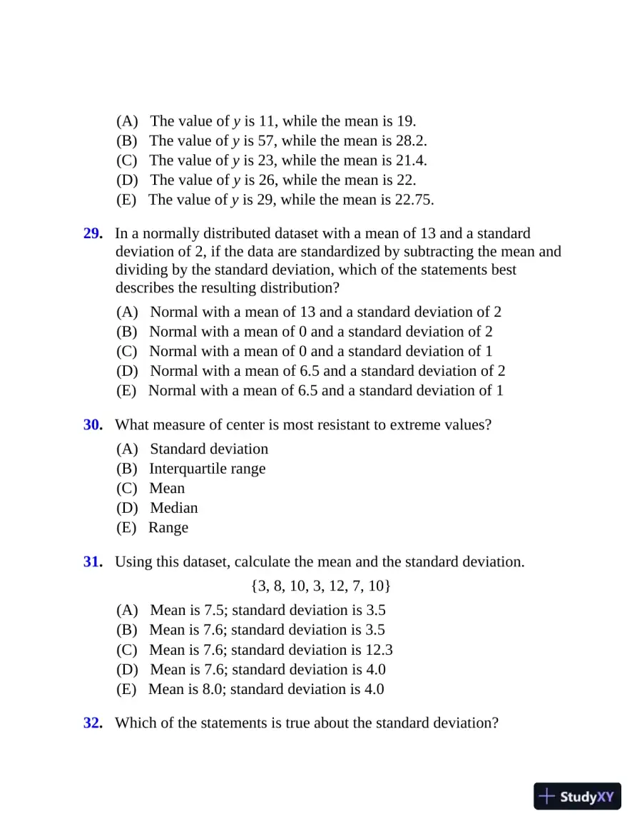 5 Steps to a 5: 500 AP Statistics Questions to Know by Test Day (2020), page 22