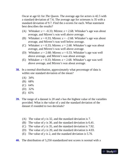 5 Steps to a 5: 500 AP Statistics Questions to Know by Test Day (2020) - Page 25 preview image
