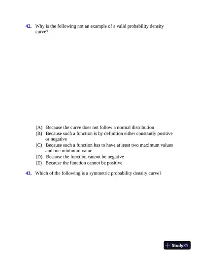 5 Steps to a 5: 500 AP Statistics Questions to Know by Test Day (2020) - Page 27 preview image